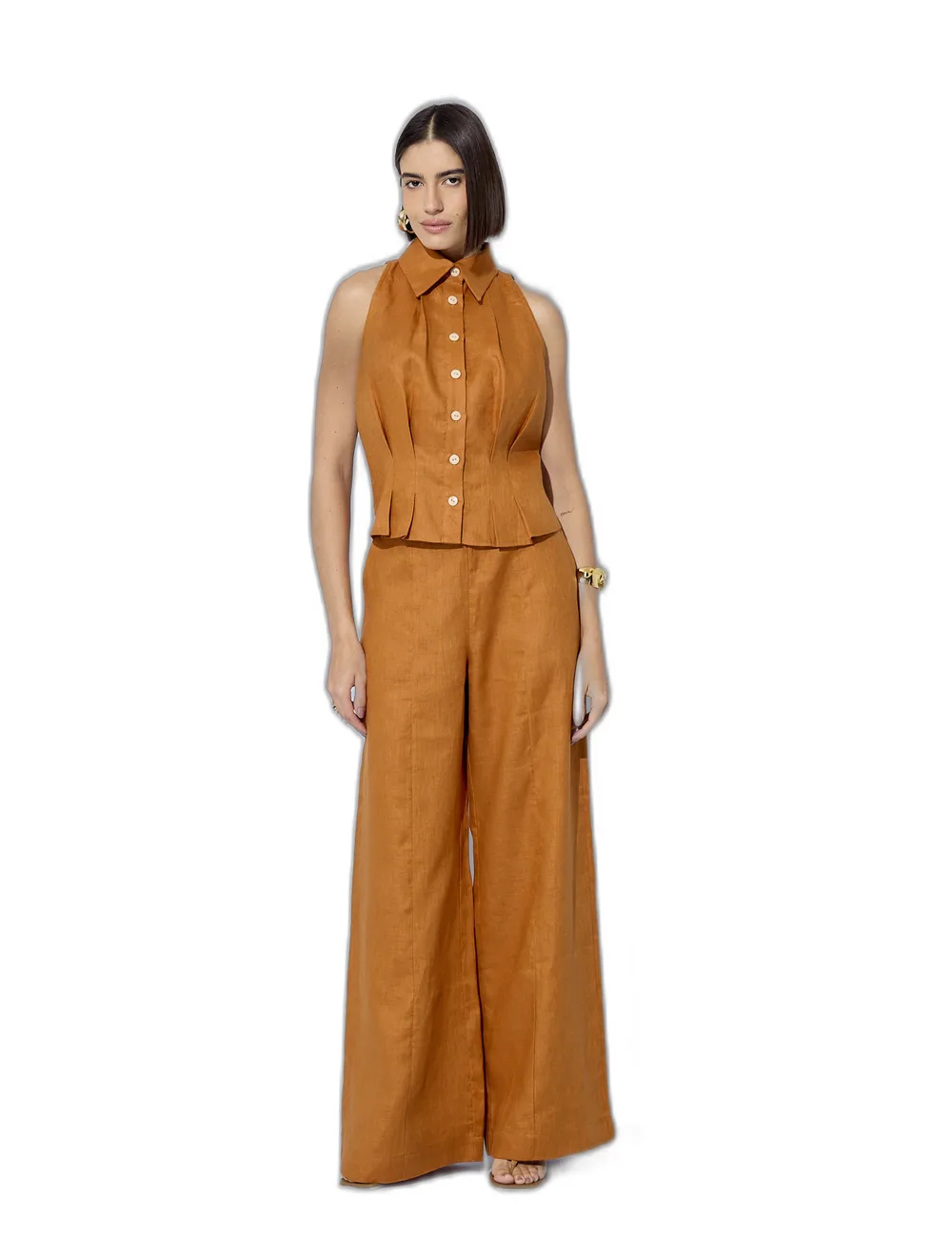 Blusa July, na modelo