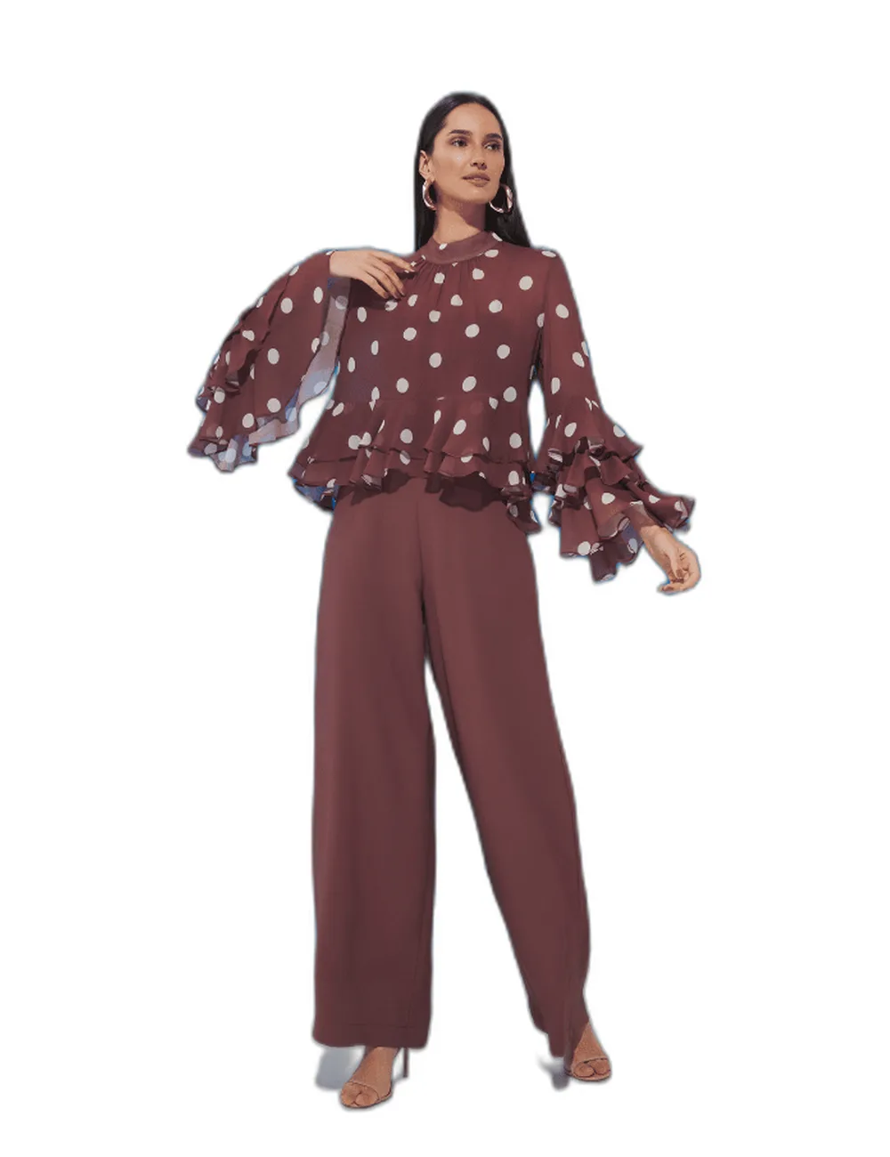 Camisa Olivia, na modelo