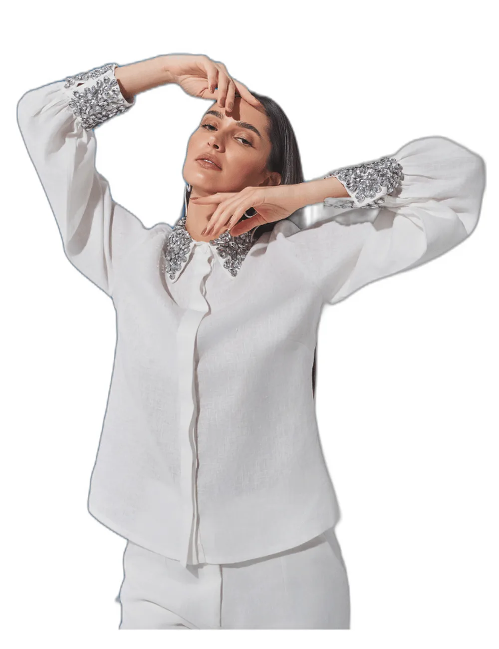 Camisa Carol, na modelo