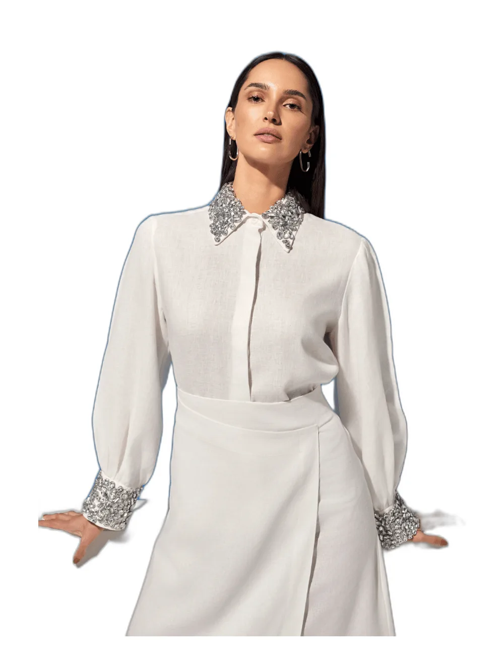 Camisa Carol, na modelo