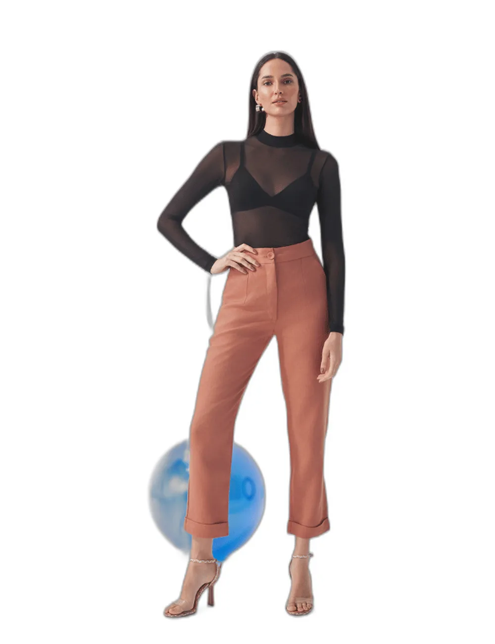 Calça Melissa, na modelo