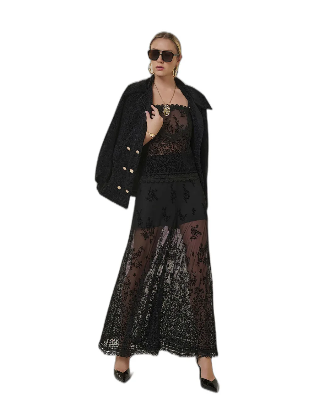 Calça Ravena, na modelo