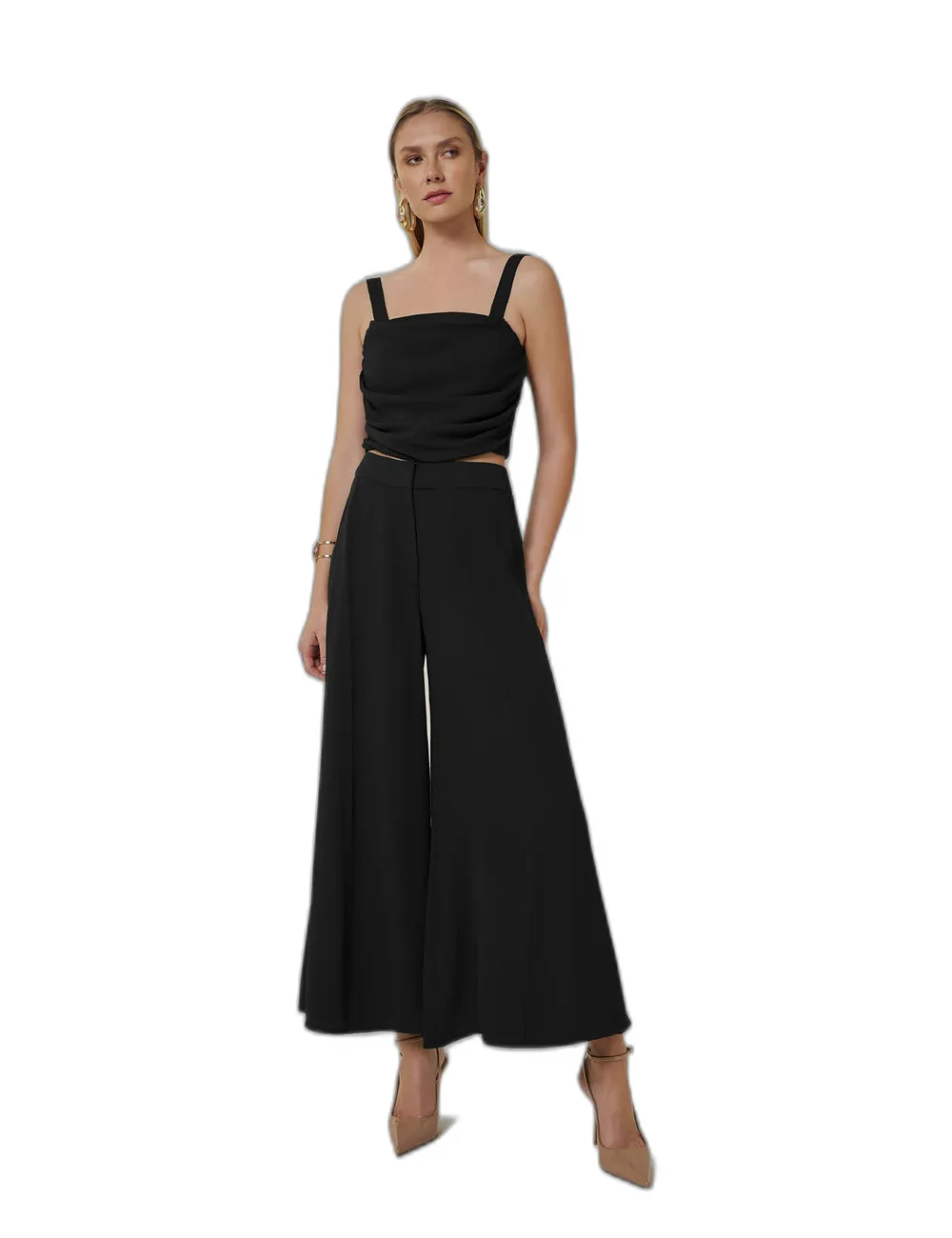 Cropped Liz, na modelo