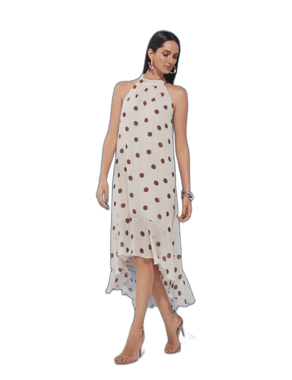 Vestido Elaine, na modelo