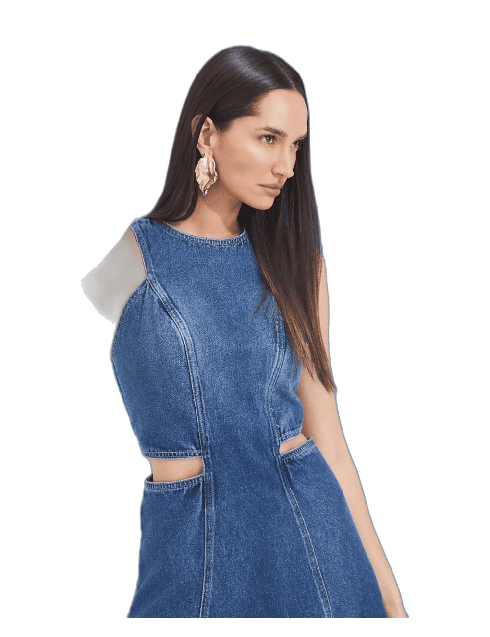 Vestido Liz, na modelo