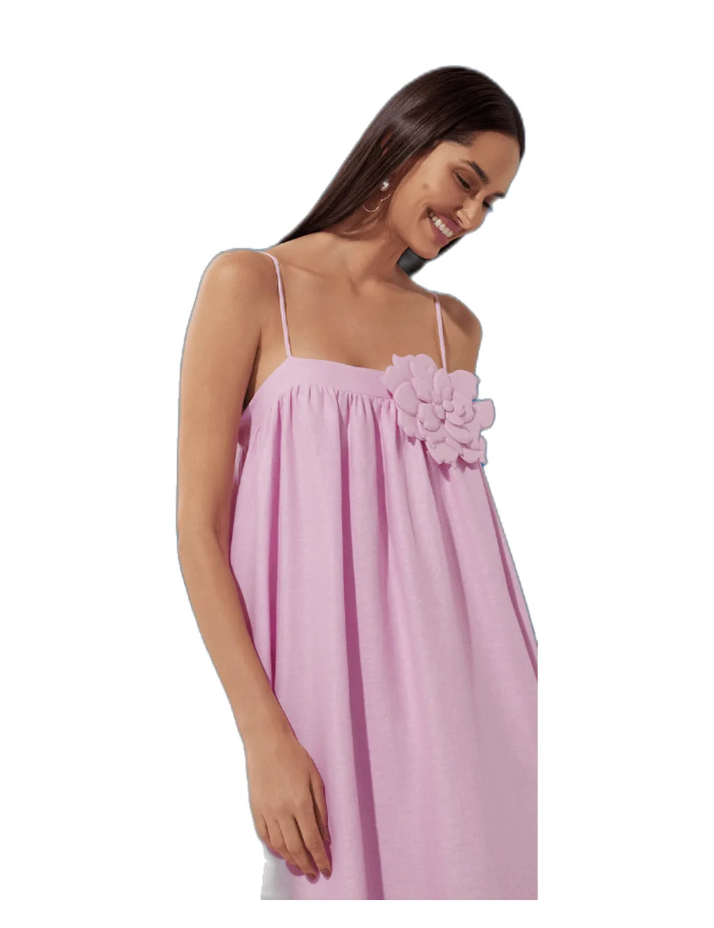 Vestido Karina, na modelo