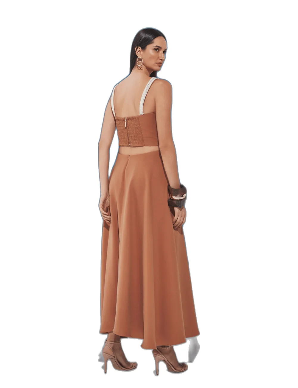 Vestido Livia, na modelo