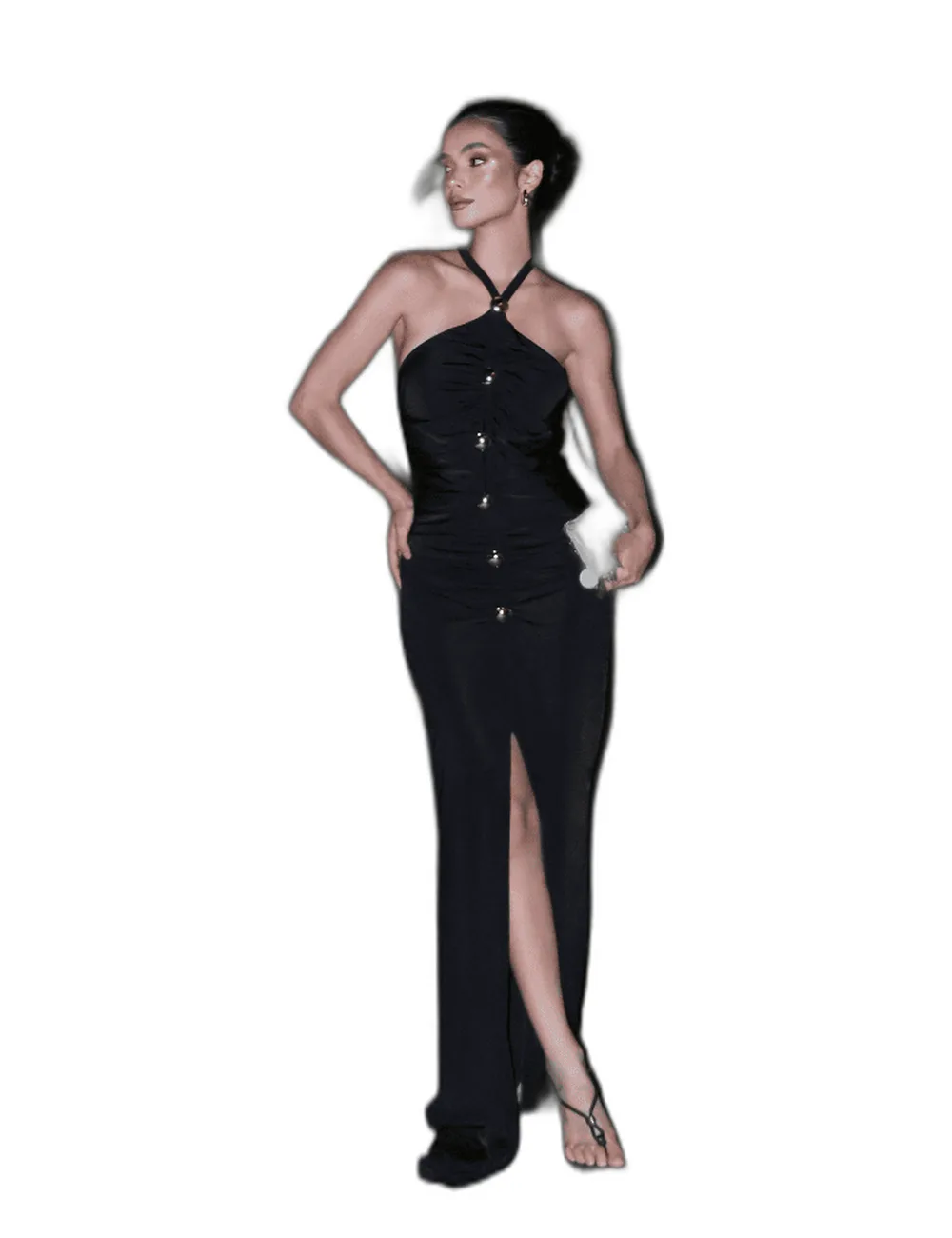 Vestido Ingrid, na modelo
