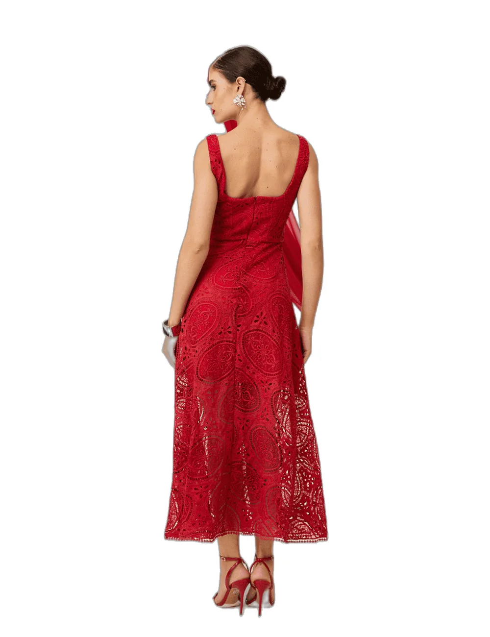 Vestido Alicia, na modelo